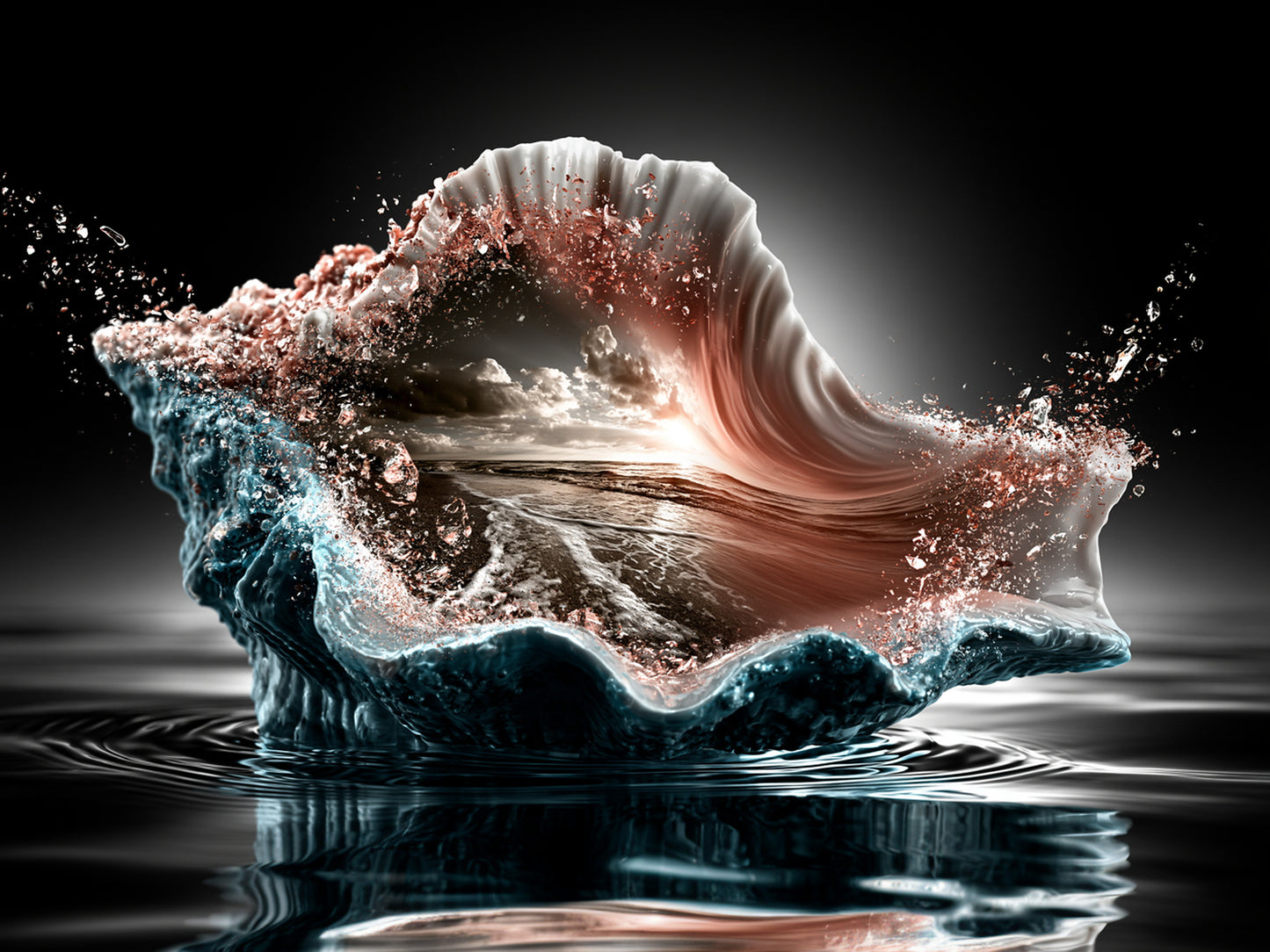 Die Welle im Gehäuse